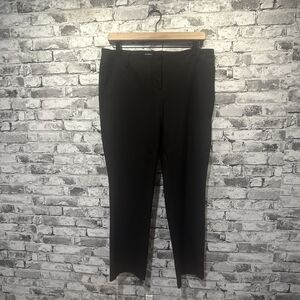 EUC New York & Company Stretch Black Trousers Women's Size 6